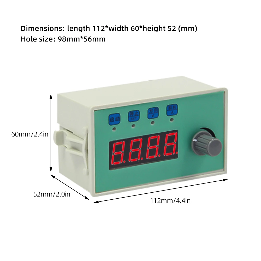 Imagem -06 - Pwm Stepper Motor Servo Motor Controlador de Velocidade Stepless Velocidade Variável Drive Controller Cs103 04000rpm Ajustável Ajustável