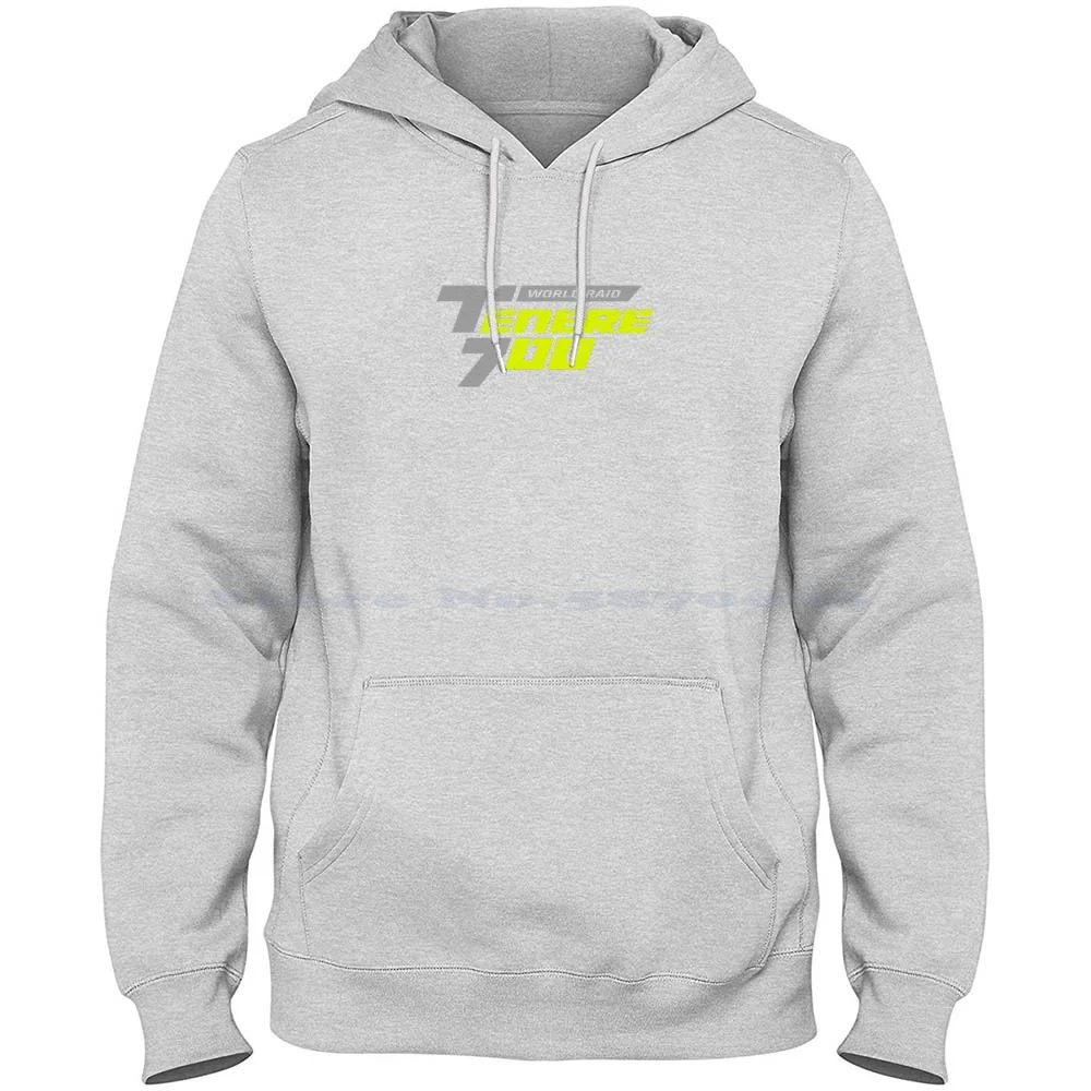 Tenere 700 Logo Gray-Yellow Wr 100% Cotton Hoodie Tenere T7 Africatwin Xtz660 Xtz700 Motorbike Motorcycle Enduro Cross