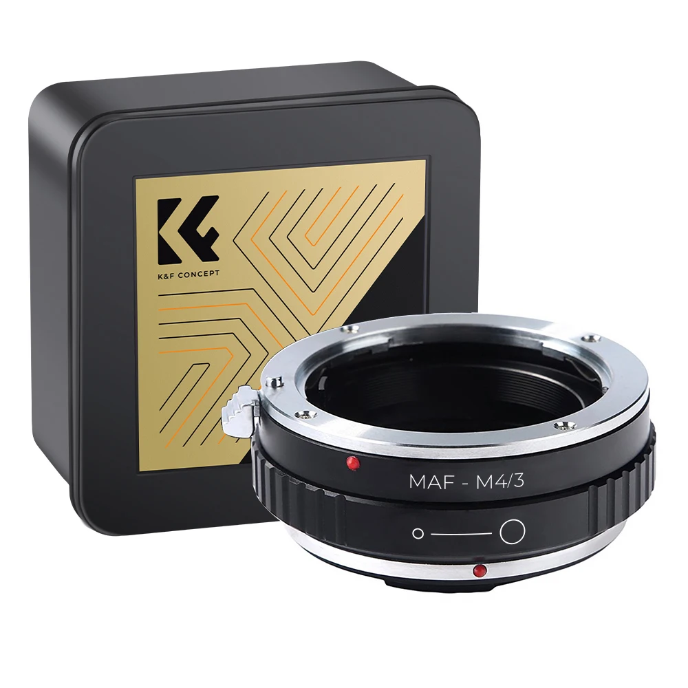 K&F Concept AF-M4/3 Lens Adapter Ring For SONY A AF Alpha Minolta MA Lens to MICRO 4/3 FOUR THIRDS m4/3 Camera AF-M4/3