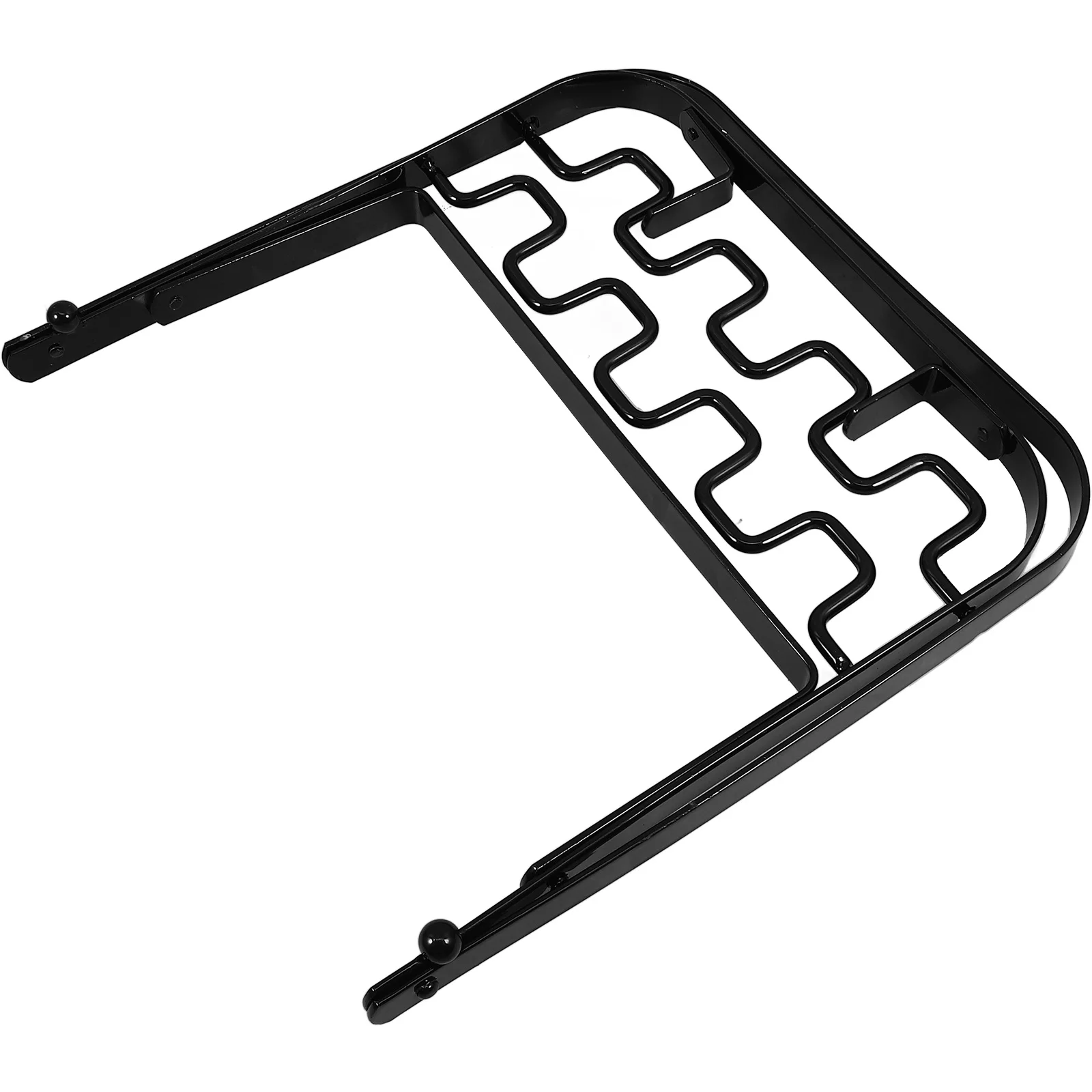 

Trash Rack Garbage Holder Foldable Stand Iron Frame Desktop Lawn Camping Outdoor Metal Storage Organizer Holder Stand Leaf Bag