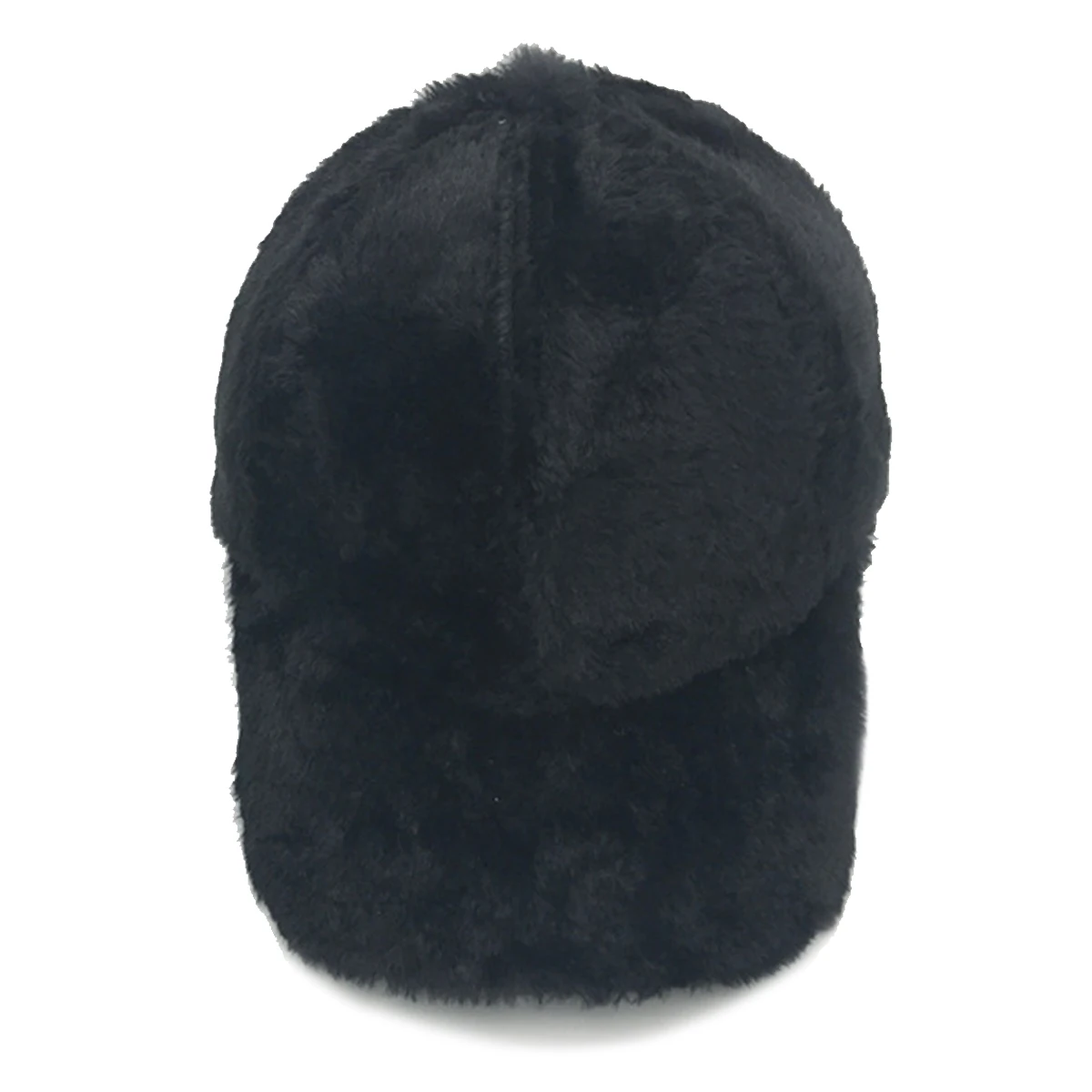 Unisex Furry Thickened Baseball Caps Autumn And Winter Outdoor Warm Hat Adjustable Casual Hats