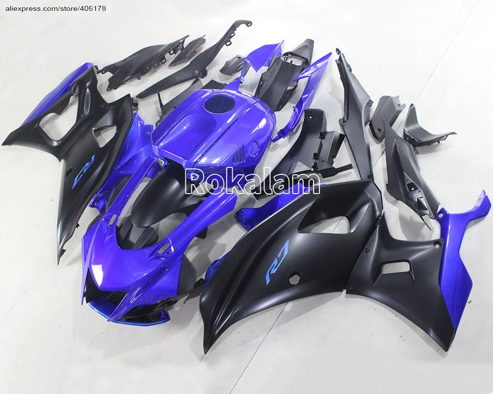 

ABS Body Kit For YZF-R7 2022 2023 YZF R7 22 23 YZFR7 Blue Black Sportbike Fairing Kit (Injection Molding)