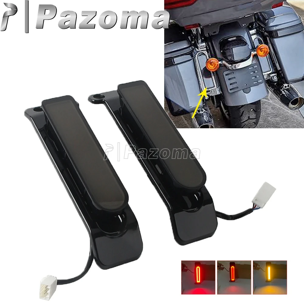 

Для Harley FLTRU FLHTCU FLHTCUL FLHTK FLHTKL мотоциклетные светодиодные указатели поворота, задний тормоз, мигалка, седельная сумка, вставка, задний фонарь