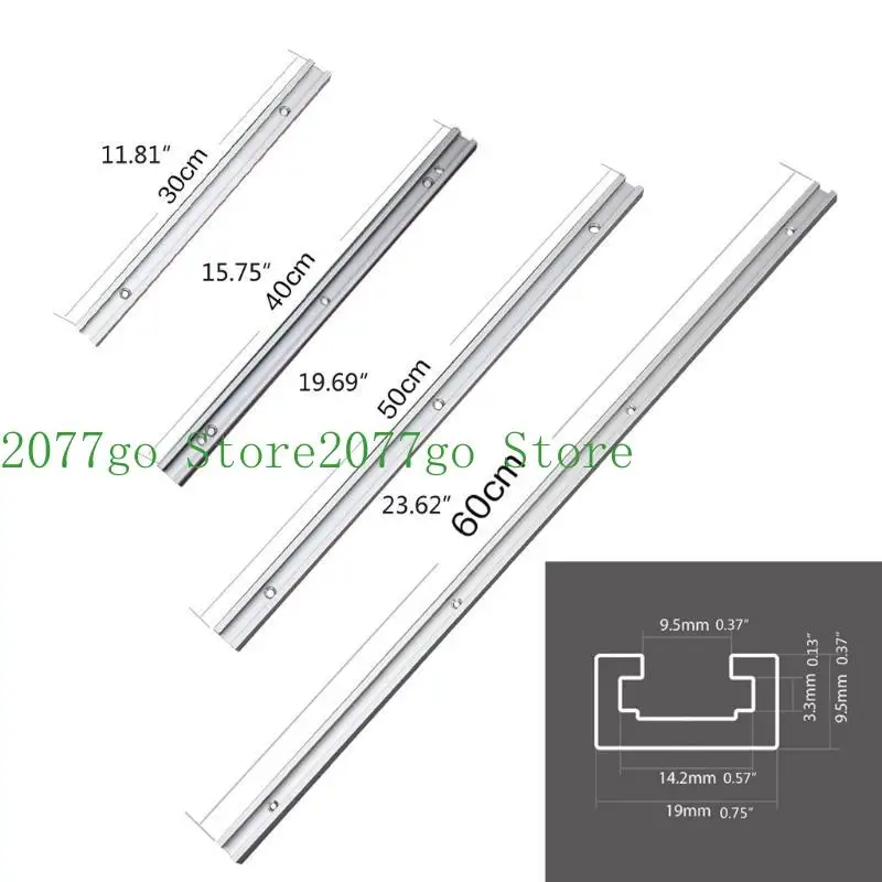 Y1UD T-Track T-Slot Miter Track Jig Fat