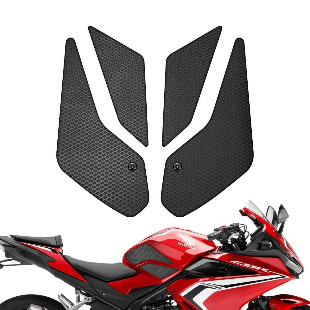 

Snake Skin Motorcycle Tank Traction Pad Anti Slip Sticker Gas Knee Grip Protector For Honda CBR500R CB500F 2019 to 2020