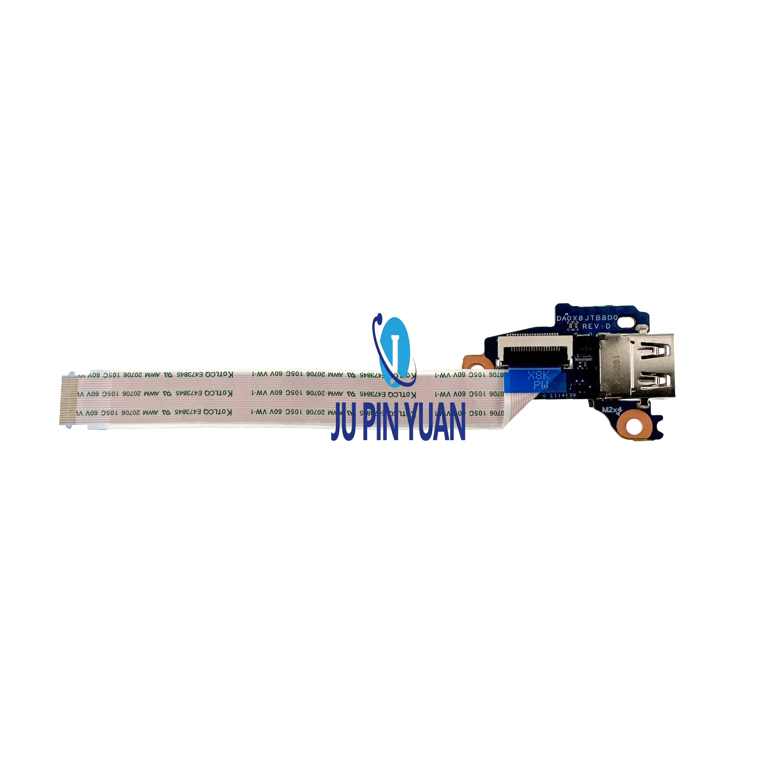 DA0X8JTB8D0 REV:D For HP ProBook ZHAN66 440 445 450 455 445R G6 G7 USB Power Switch ON-FF Button Board with Cable 100% Tested