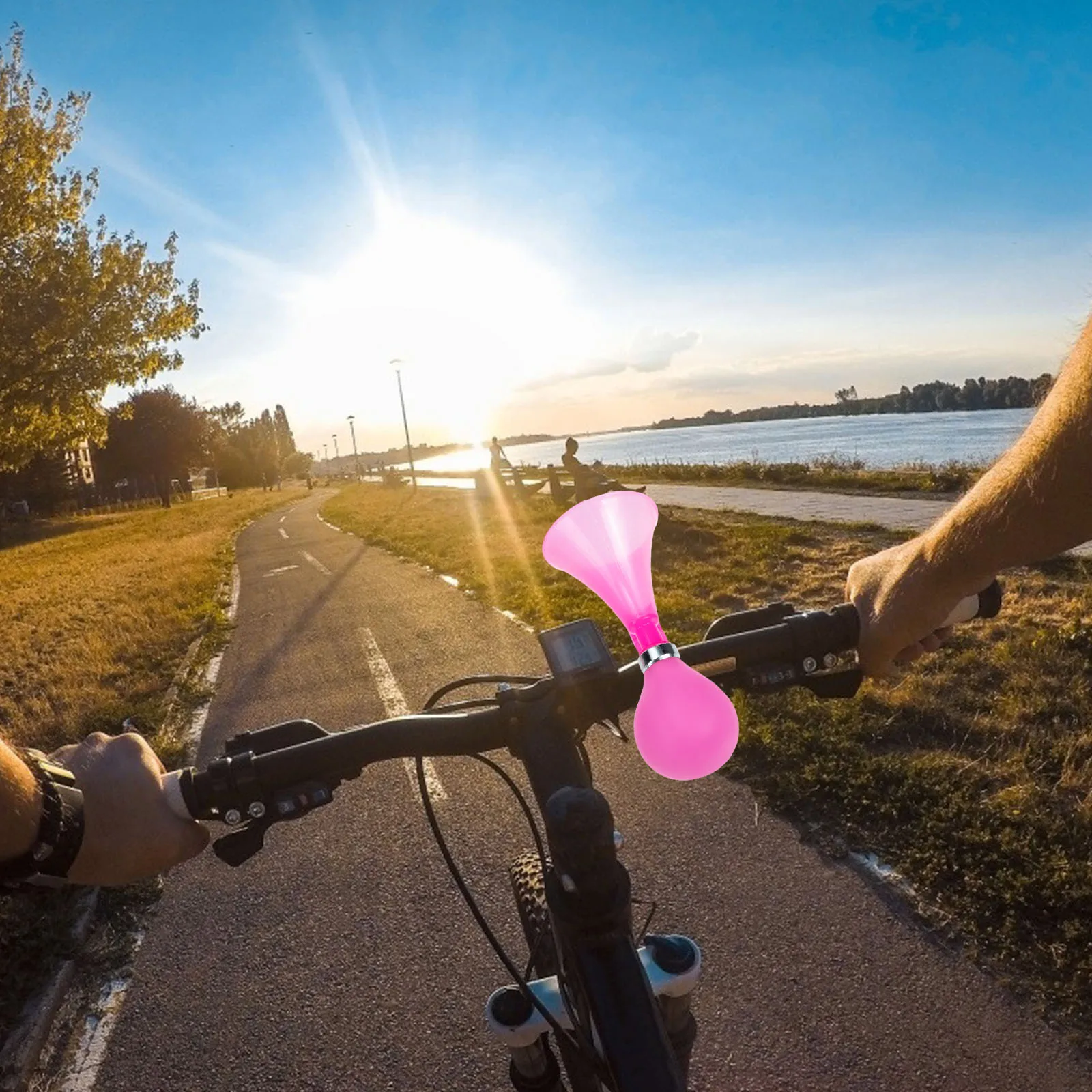 

2pcs Air Squeeze Honking Horn Plastic Bicycle Horn Bell For Scooter Mountain Bike Road Bike Loud Clear Sound Rainproof Durable