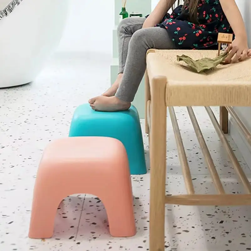 1 Máy Tính Đa Năng Sáng Tạo Nhỏ Sofa Ghế Chân Chống Trơn Trượt Trẻ Em Phân, Thay Đổi Giày Ghế, nhà Tắm Phân Quà Tặng