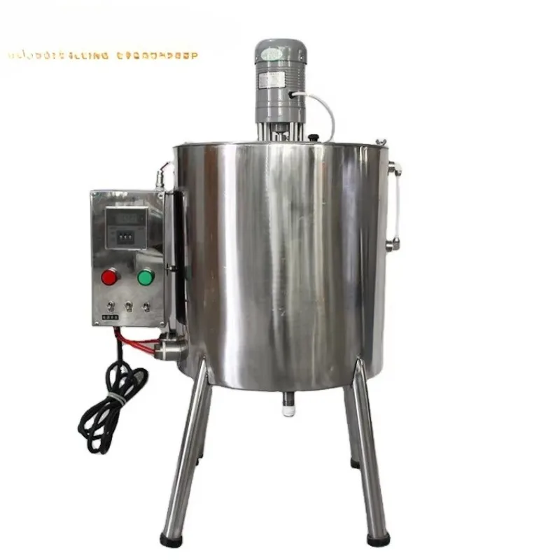 Cosmetics Lotion Cream Industrial Emulsifier Electric Heating Stirring Tank