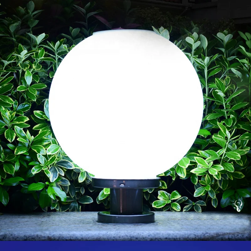 

Outdoor Solar Powered Post Lamp Garden Super Bright Villa Solar Pillar Lantern Door Column Light