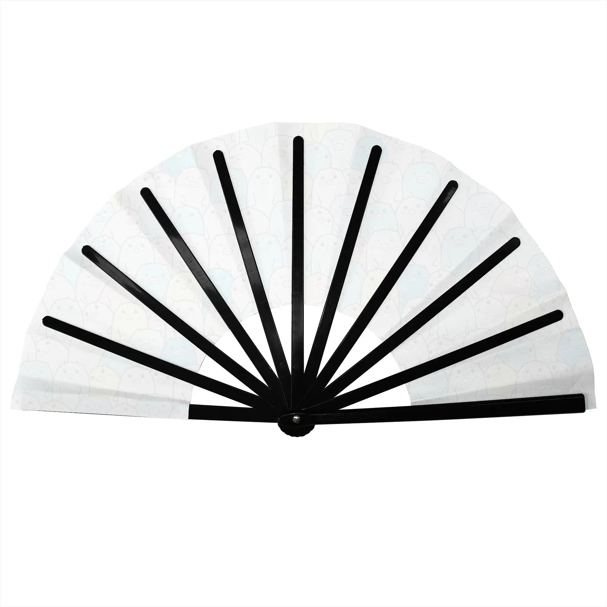 Luxury High Cartoon Cute Pigs Hand Fan Promotional Gift Wedding  Durable Folding Fans Novelty Bulk Pack Fan