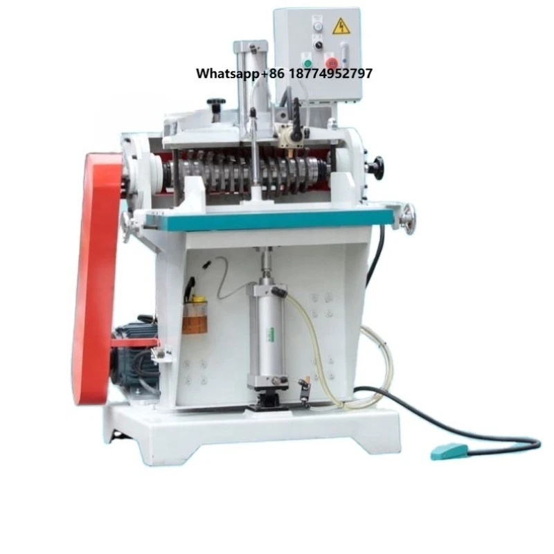 Woodworking Efficient Straight Tenon Wooden Box Automatic Wine Box Splicing Tenon Machinery Multi-Head Drawer Tenoning Machine