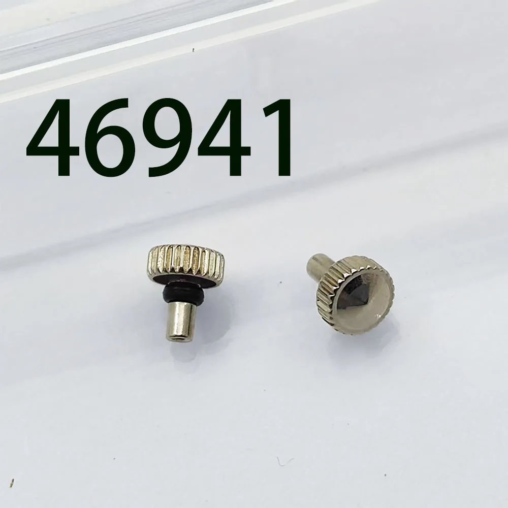 Watch Accessory 46941 Watch Head, Stainless Steel Waterproof Handle, Watch Crown, Adjustable Time Handle Head 2pcs view 3