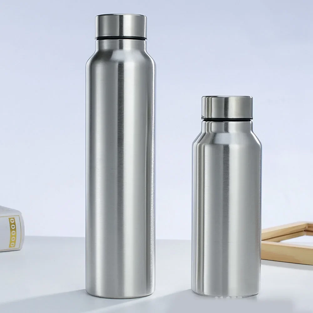 Large Capacity Single Layer Stainless Steel Cold Water Cup Outdoor Sport Water Bottle Keep Cold Insulated Vacuum Flask