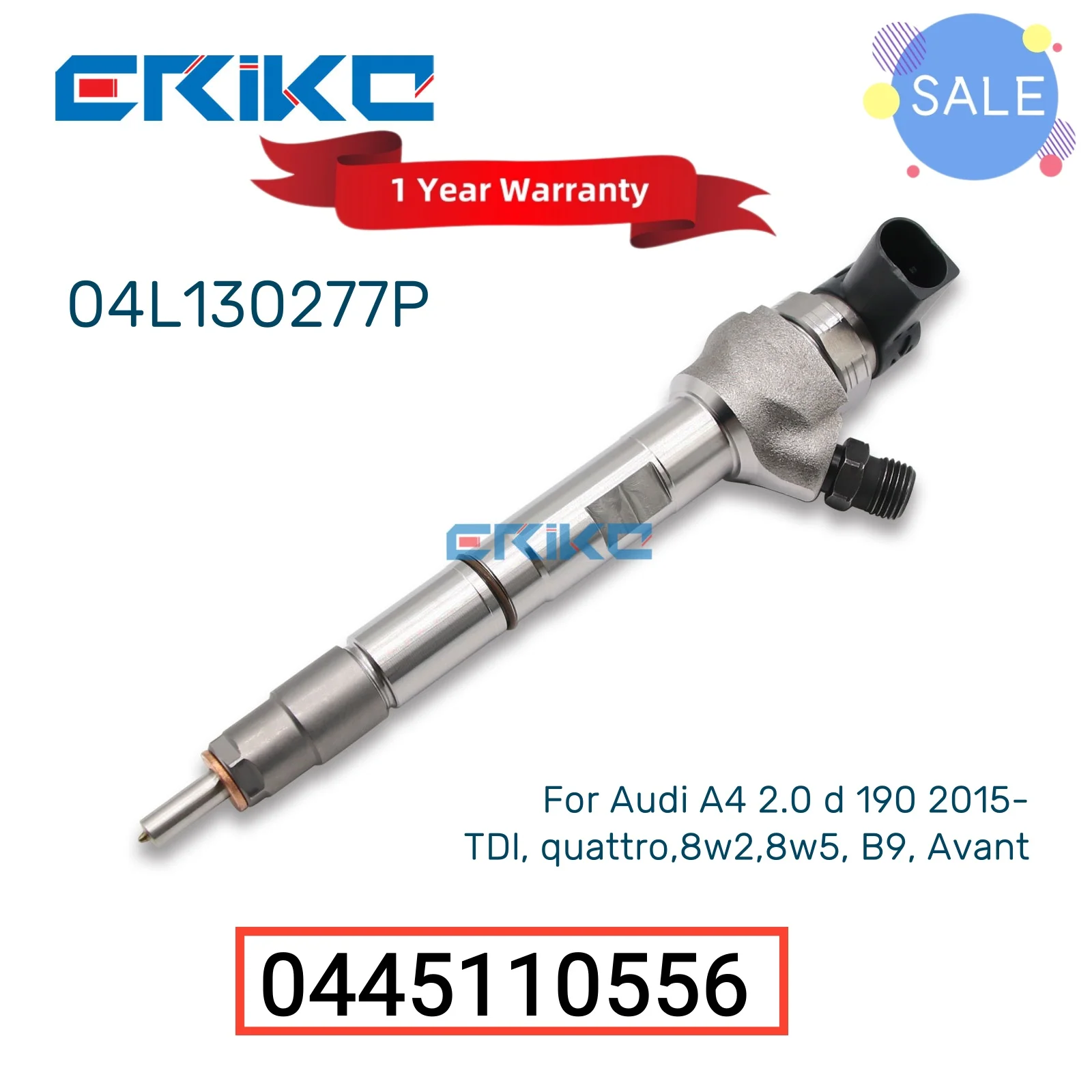 

0445110556 Nozzle Injector 04L130277P Dispenser 0 445 110 556 Auto Fuel Injector 04L 130 277 P 0445 110 556 fit for Audi