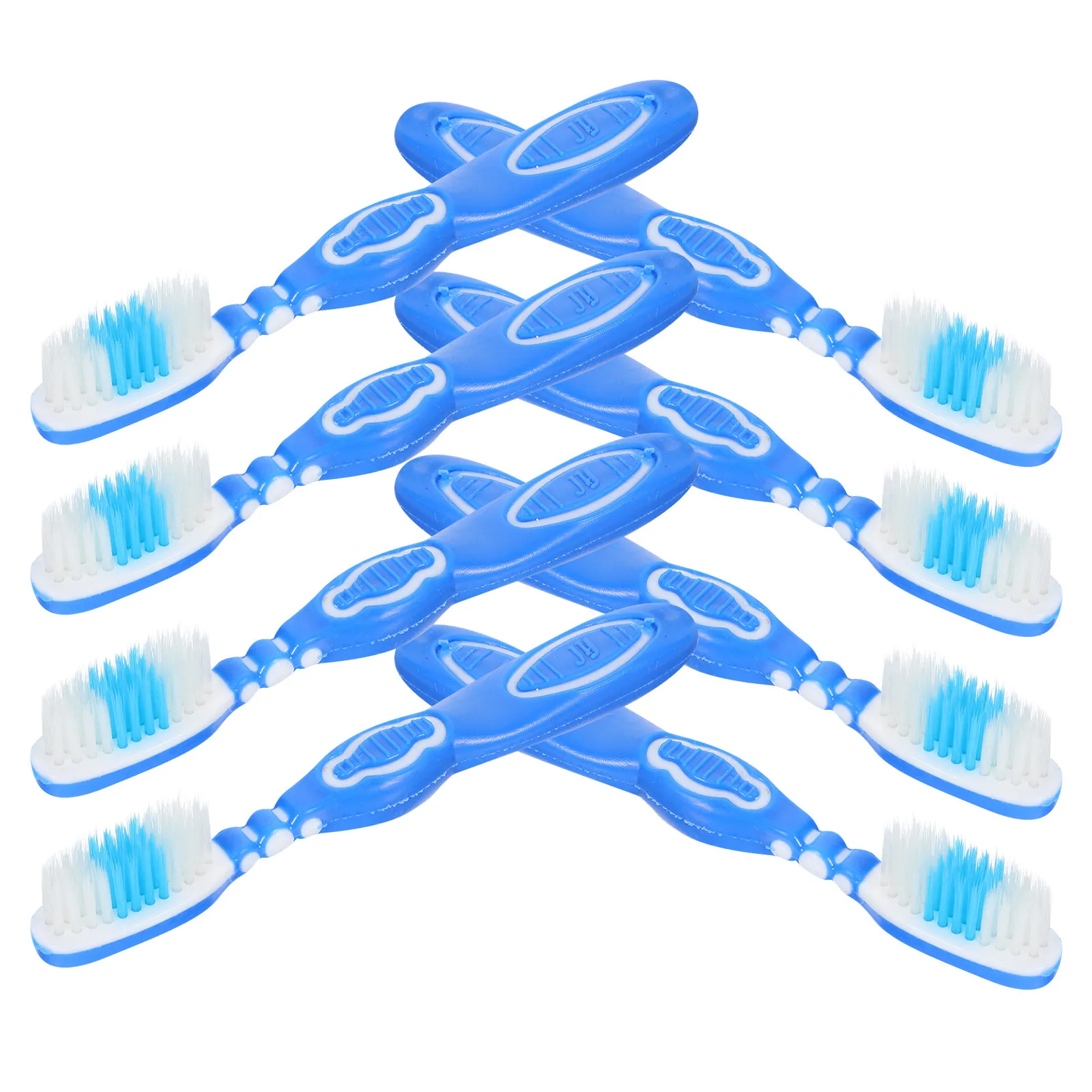 

Набор из 10 зубных щеток с короткой ручкой для тюрем, портативные щетки для чистки, высокозащищенные, для использования в тюрьмах, тюремные принадлежности