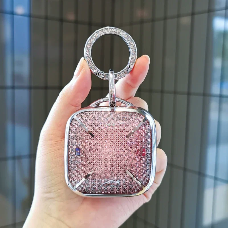 

Suitable for Changan Lumin Keycase Keycover Keyshell Keychain Sweet and Clear Sweet Square Key Creative Case Buckle car key bag