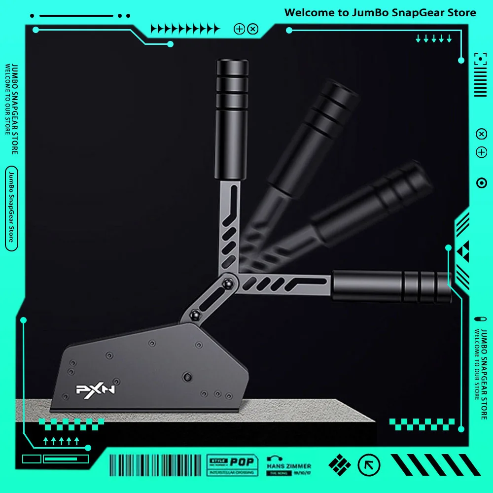 

Симулятор ручного тормоза PXN HBS для игровых рулей V10/V12/V12 Lite, алюминиевый USB-рукояточный тормоз для симуляторов гонок на ПК.
