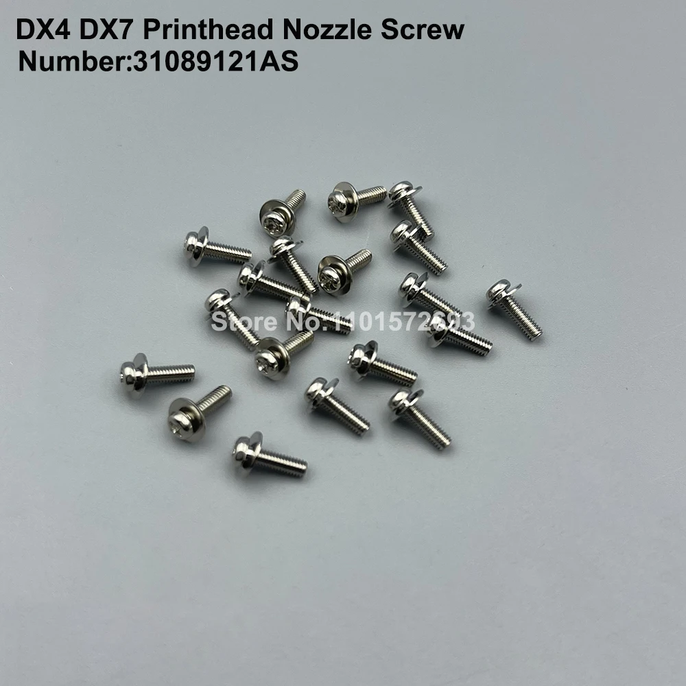 10PC Roland DX4 DX7 Print head Nozzle Screw For Epson DX4 Head Holder pan Adapter Screws Frame 31089121AS Set Screw Pan M2.3 * 8