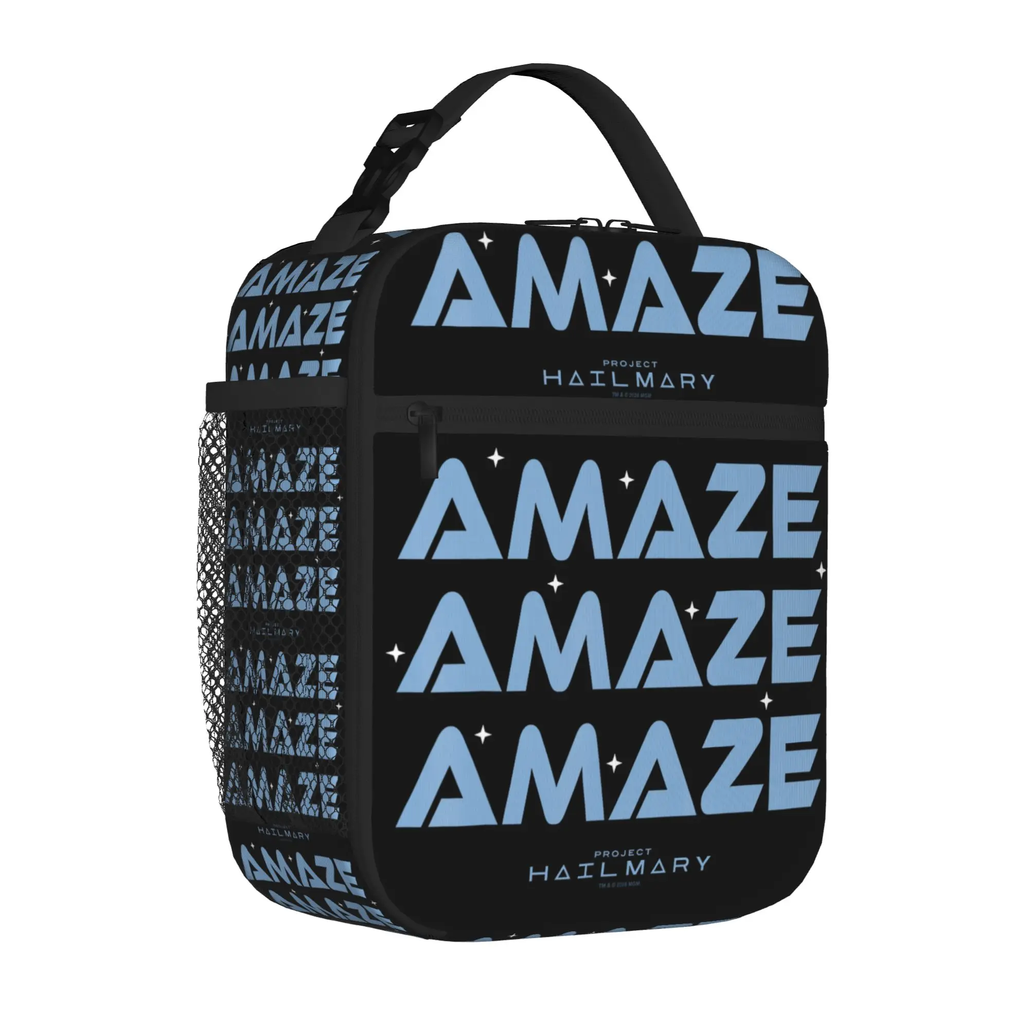 Lunch Boxes Project Hail Mary Amaze Repeat Poster  Food Box Fashion Cooler Thermal Lunch Box For Picnic