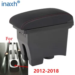 For Volkswagen POLO Armrest 2012-2018 new For VW POLO Mk5 6R Vento Car Armrest box Center Storage box Car accessories Retrofit