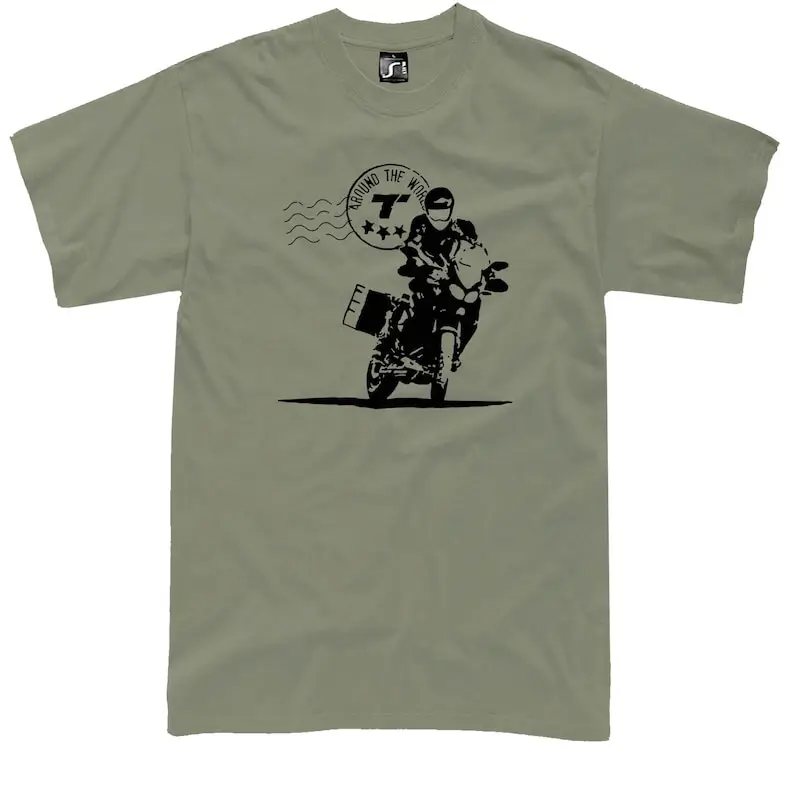 Tenere t-shirt super adventure xtz 1200 motorcycle tshirt 7 colors