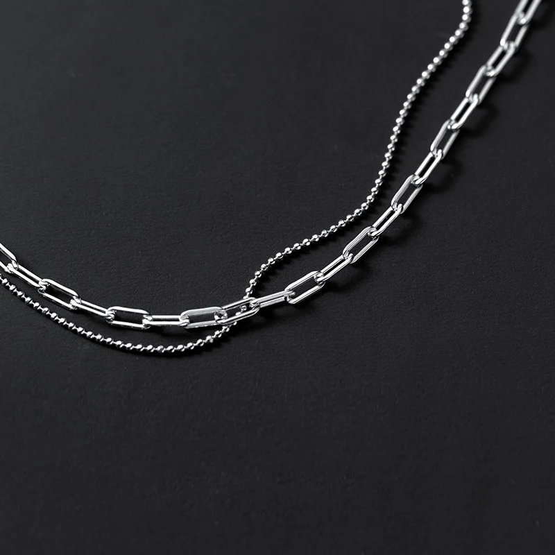 La Monada 15+3.5cm Retro Layer Bracelets For Women Silver 925 Sterling Jewelry Fine 925 Sterling Silver Women\'s Bracelet Buckle