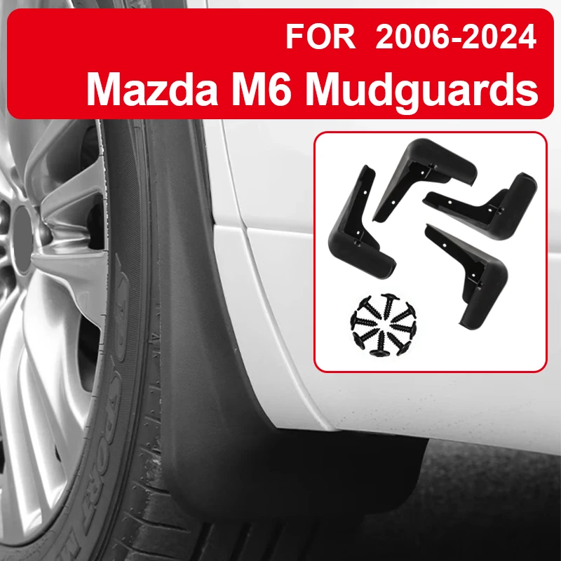 

Soft Mud For Mazda M6 2006-2024 Accessories TPE Mudguards Original Design Fender Anti-Snow Anti-Sand Guard Protector