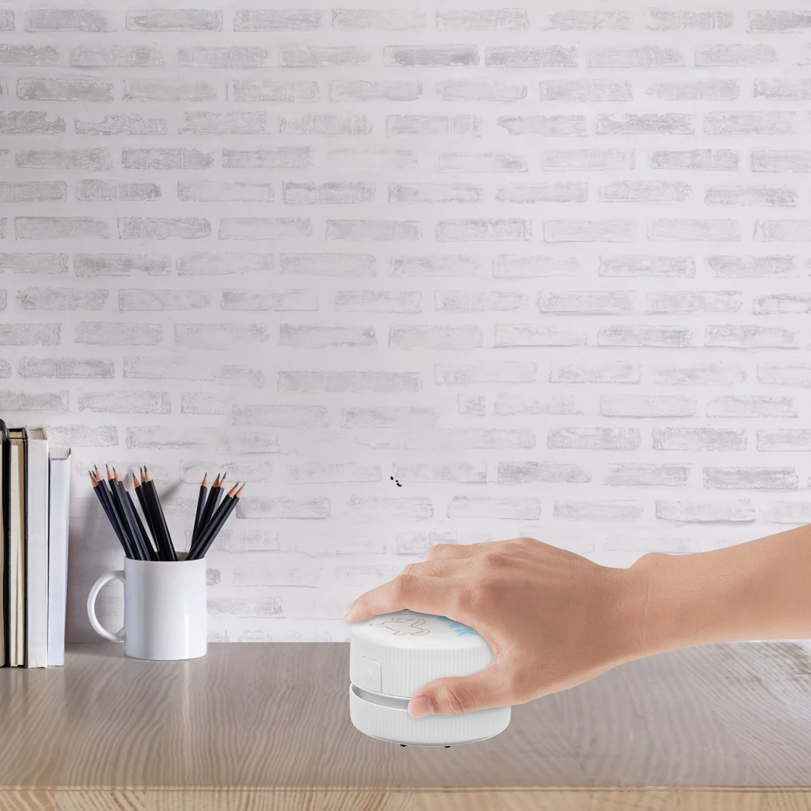 

Мини-настольный пылесос с управлением, съемный пылесборник, портативный настольный пылесос, беспроводной, легкий, с