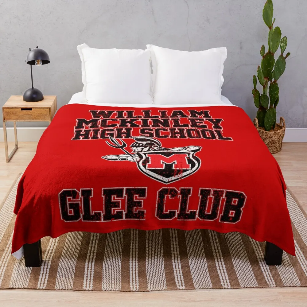 

William McKinley High School Glee Club (Variant) Throw Blanket king flannel blanket