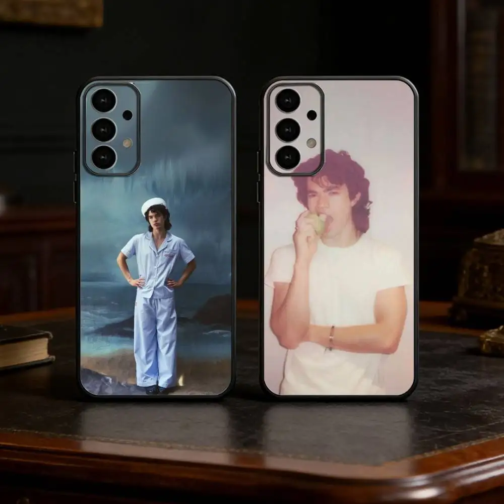 singer C-Conan Gray Wishbone Phone Case For Samsung S25,24,23,22,30,21,10,9,Ultra,Plus,Lite Soft Black Case