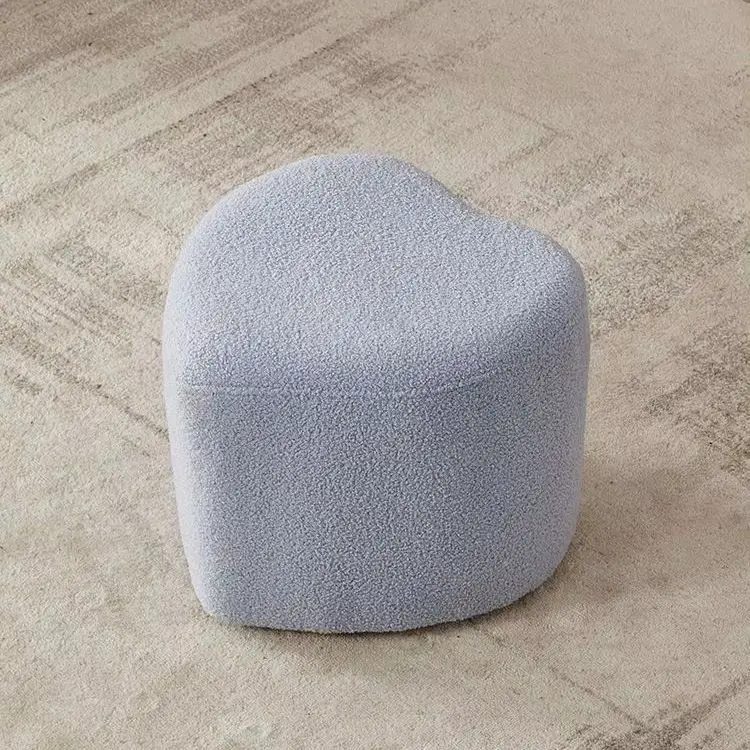 الشمال بسيط الحديثة منخفضة البراز البراز الصغيرة لطيف شخصية تصميم لامب المخملية الجولة العثمانيين تغيير الأحذية البراز ماكياج البراز