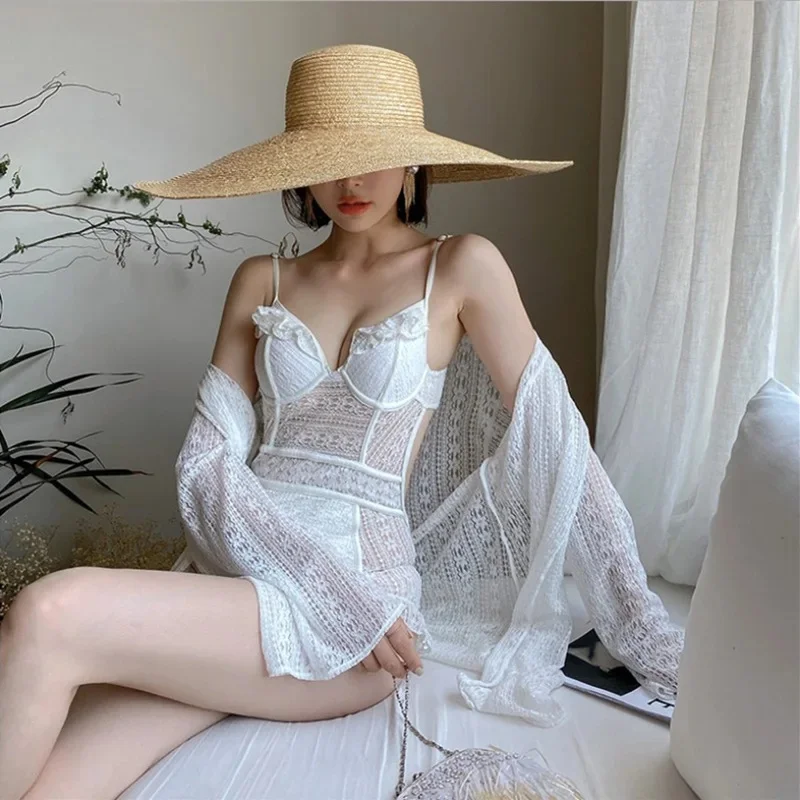 

Women's Summer Dress Bikini 2023 Woman Sexy Korean Swimwear Swimming Bikinis Swiming Suit Women Sexy High Waist Swimsuit