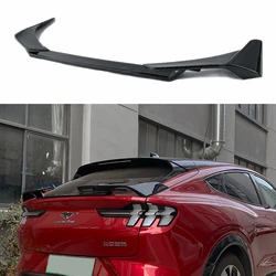 2021 2022 2023 2024 For Ford Mustang Mach-E Much E Spoiler High Quality ABS Rear Trunk Lip Spoilers By Glossy Black Carbon Fiber
