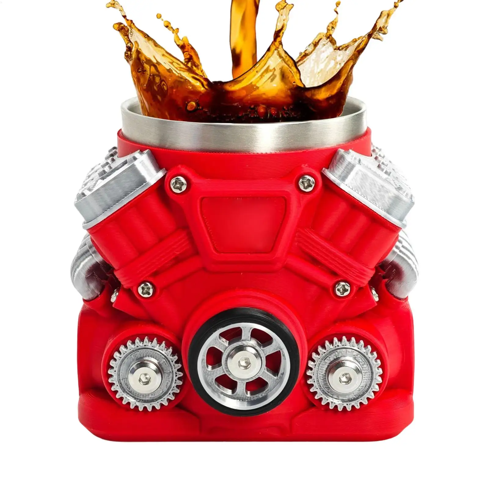 

Retro Engine Coffee Mug Engine Themed Retro Mug With Handle Car Lovers Milk Cup For Adults Men Husband Father Car Enthusiast