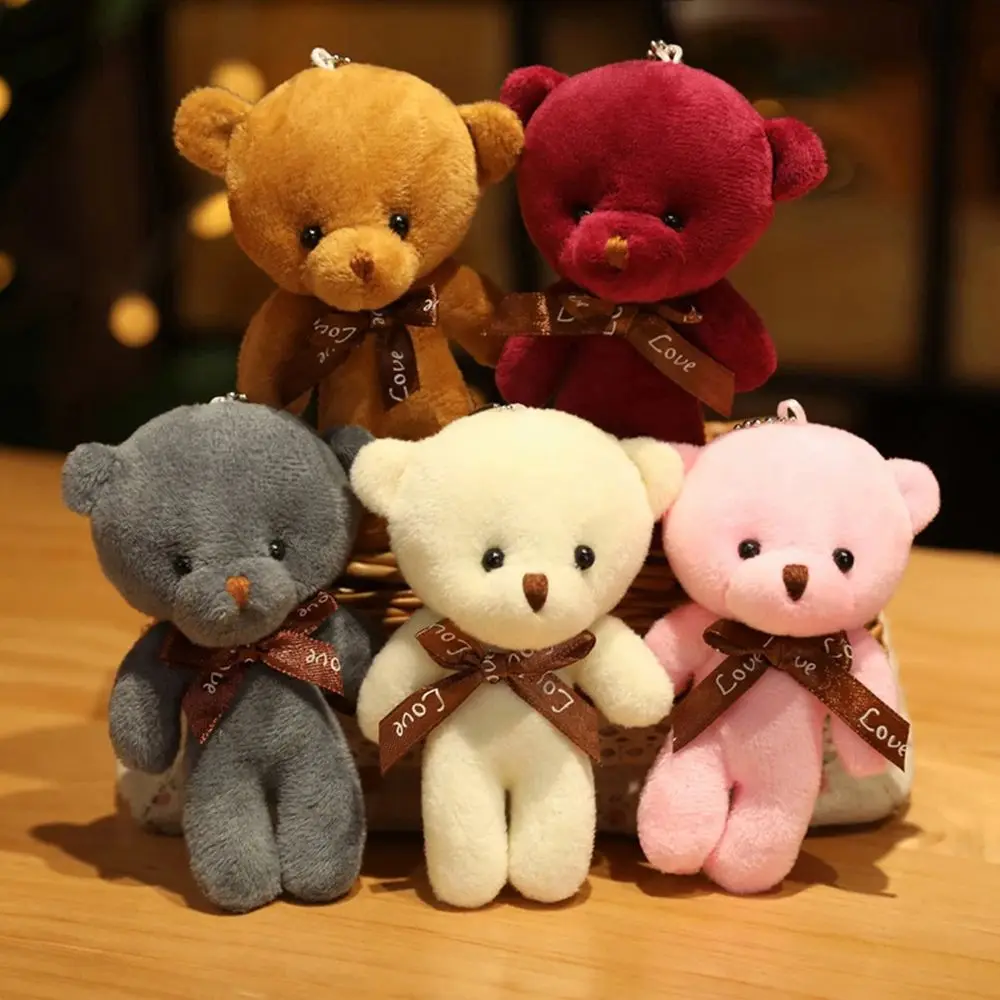 

Kids Soft Toy Keyring Plush Keychain Stuffed Toy Stuffed Animals Tie Bear Doll Plush Pendant Bear Plush Keychain Bear Plush Toy