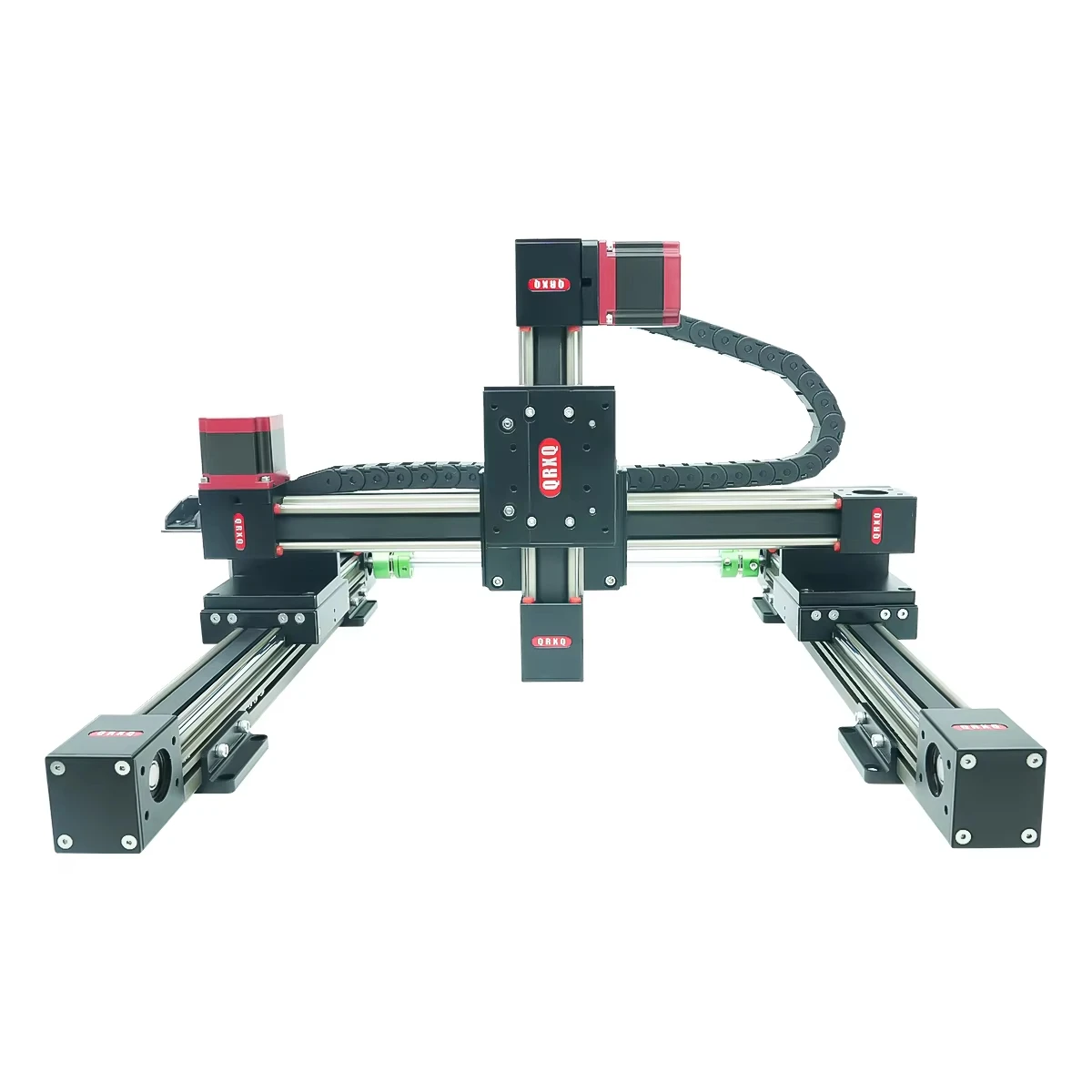 

QRXQ RXP-L-45 Портальный робот XYZ Stage Фрезерный станок с ЧПУ Моторизованный 3-осевой стол Направляющая ремня линейного движения с шаговым двигателем