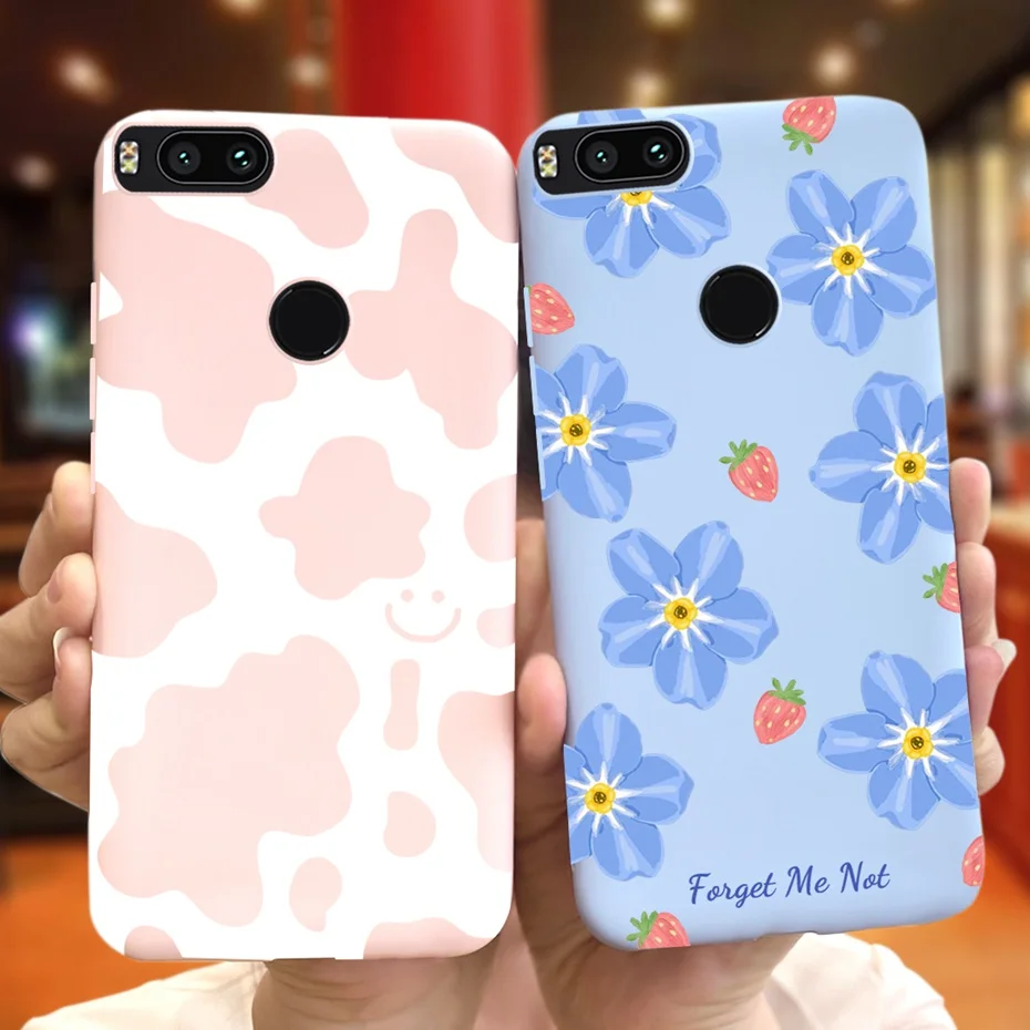 Para Xiaomi Mi A1 (Mi 5X) Funda de teléfono encantador patrón macarrón Funda trasera suave de silicona para Xiaomi MiA1 Fundas Funda Mi5X A 1 parachoques