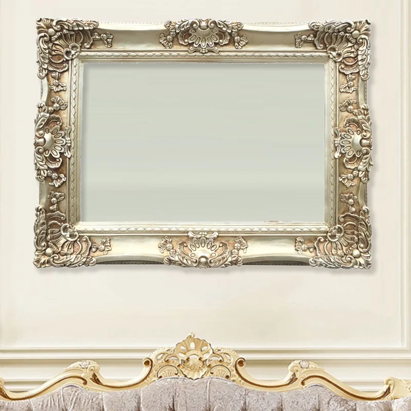 European Style Living Room Decoration Picture Frame, Oil Painting Frame Wall Hanging Porch Art Wedding Photo Resin Frame image 3