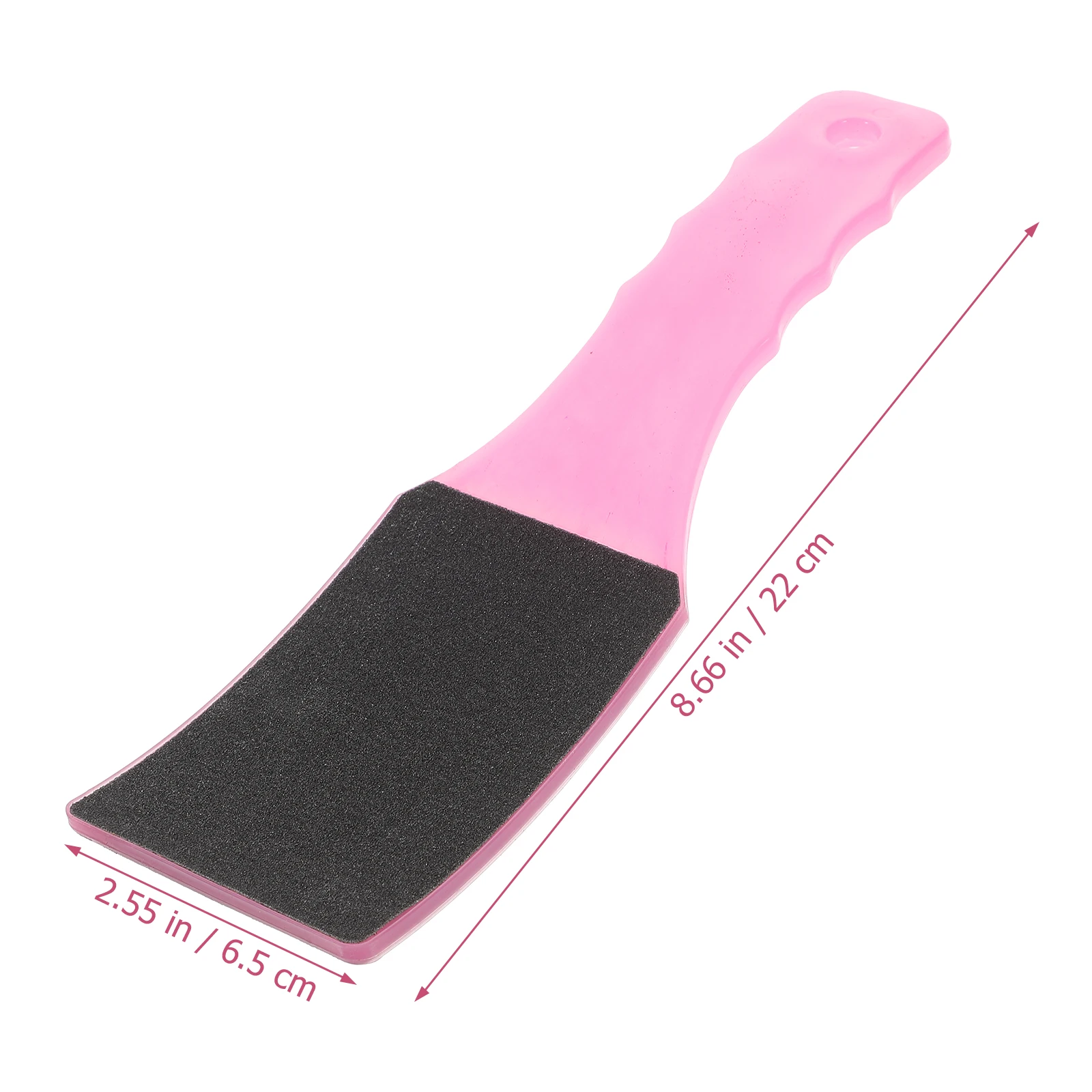 

Double Sided Foot File Callus Remover Rasp Tool Large Head Firm Handle Dead Skin Exfoliator ABS Sandpaper Design Foot Care