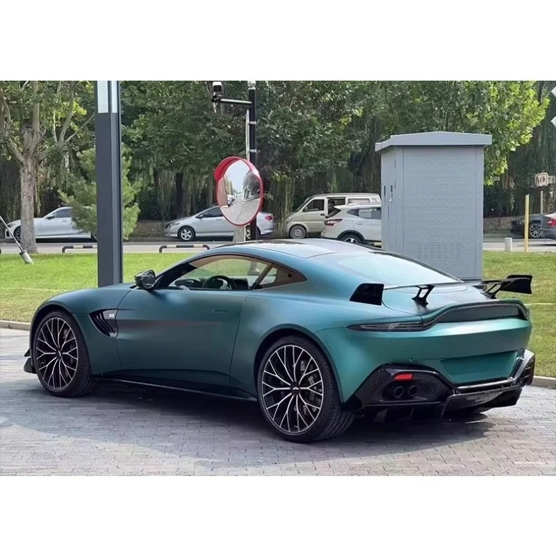 Dry Carbon Fiber Rear Wing for Aston Martin Vantage Upgrade F1 or V12 Style Spoiler High Quality Perfect Fit Rear Tail Wing Aero