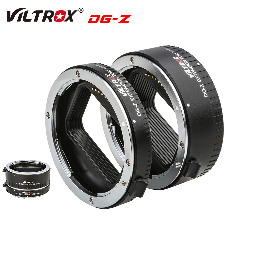 

Viltrox DG-Z Auto Focus AF Macro Extension Tube Lens Adapter Aperture Adjust for Nikon Z mount Z6 Z7 Z50 Lens Camera