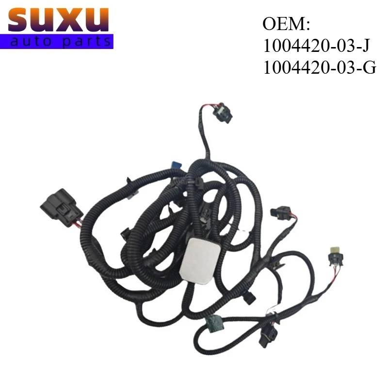 

Front Bumper Wiring Harness 100442003J 100442003G For Tesla Model S 2012-15 PDC Radar Sensor Connector 1004420-03-J 1004420-03-G