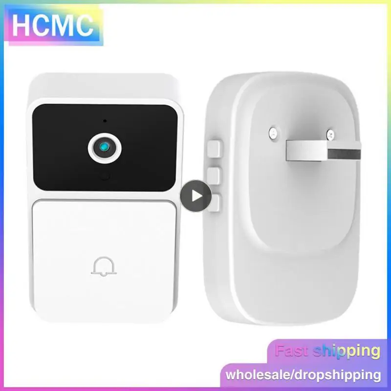 Smart Wifi Deurbel Compact Smart Home Remote Access Secure Handige Verbeterde Home Safety Groothoeklens Smart Deurbel