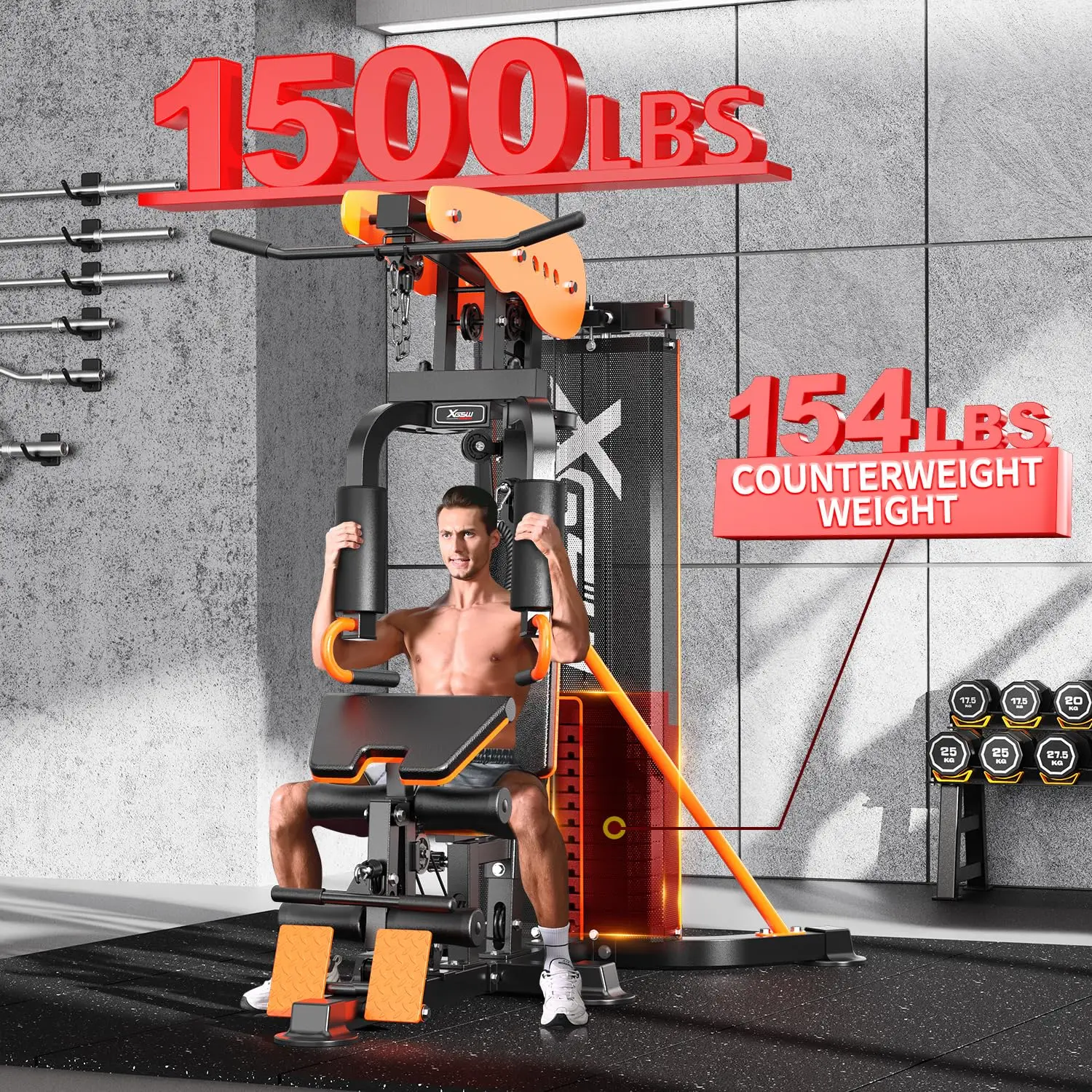Home Gym Multi Station - Stazione di Allenamento Multifunzione per Palestra