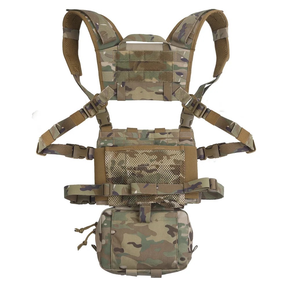 Tactical Chest Rig R Serie Aanvalsgevechtsjachtvest Met 5.56 Magazine Pouch Quick Release Paintball Airsoft Chest Rigs Gear