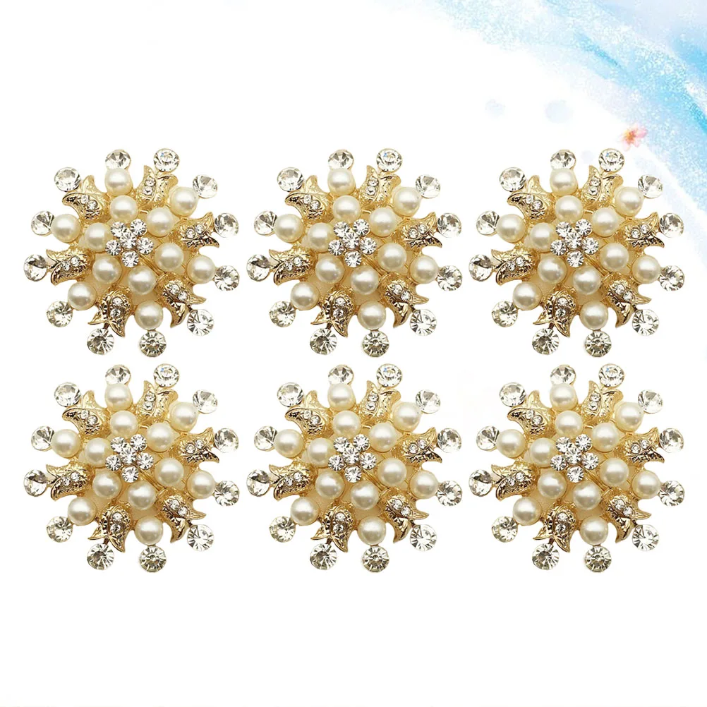 

6 шт. пряжка для салфеток, рождественский декор, пряжки-держатели, кольца, украшение для салфеток, снежинка