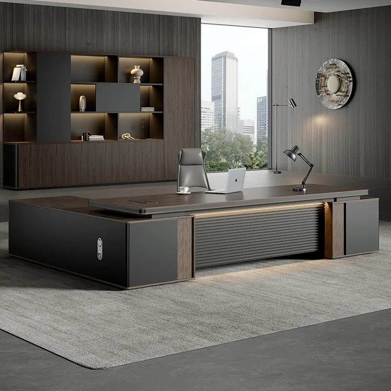 Boss Desk European Cabinets Reception High Quality Unusual Office Desk  Furniture