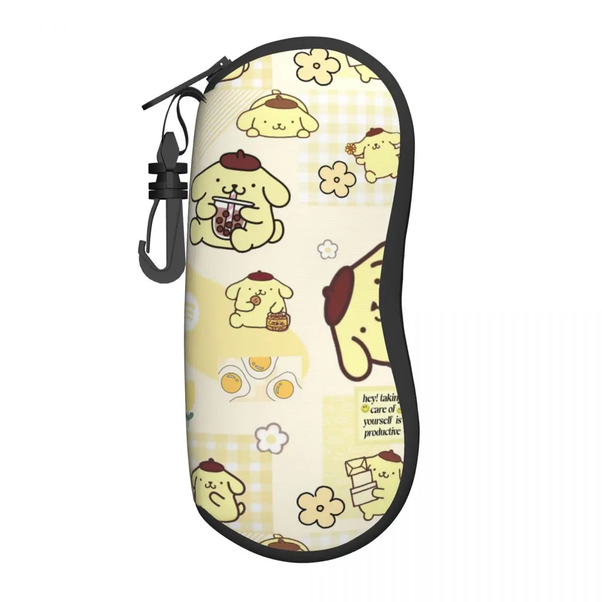 Pom Pom Purin Glasses Case Protective Cute Cartoon Eyeglasses Storage Box Office Sunglasses Box