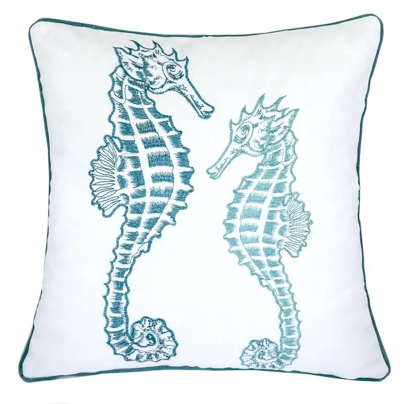 

Blue Spa Seahorses Aquatic Decor - Beautiful & Unique Marine-inspired Home Accents, Perfect for Aquariums or Nautical Themes -